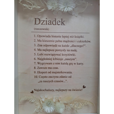 Ramka z definicją słowa 